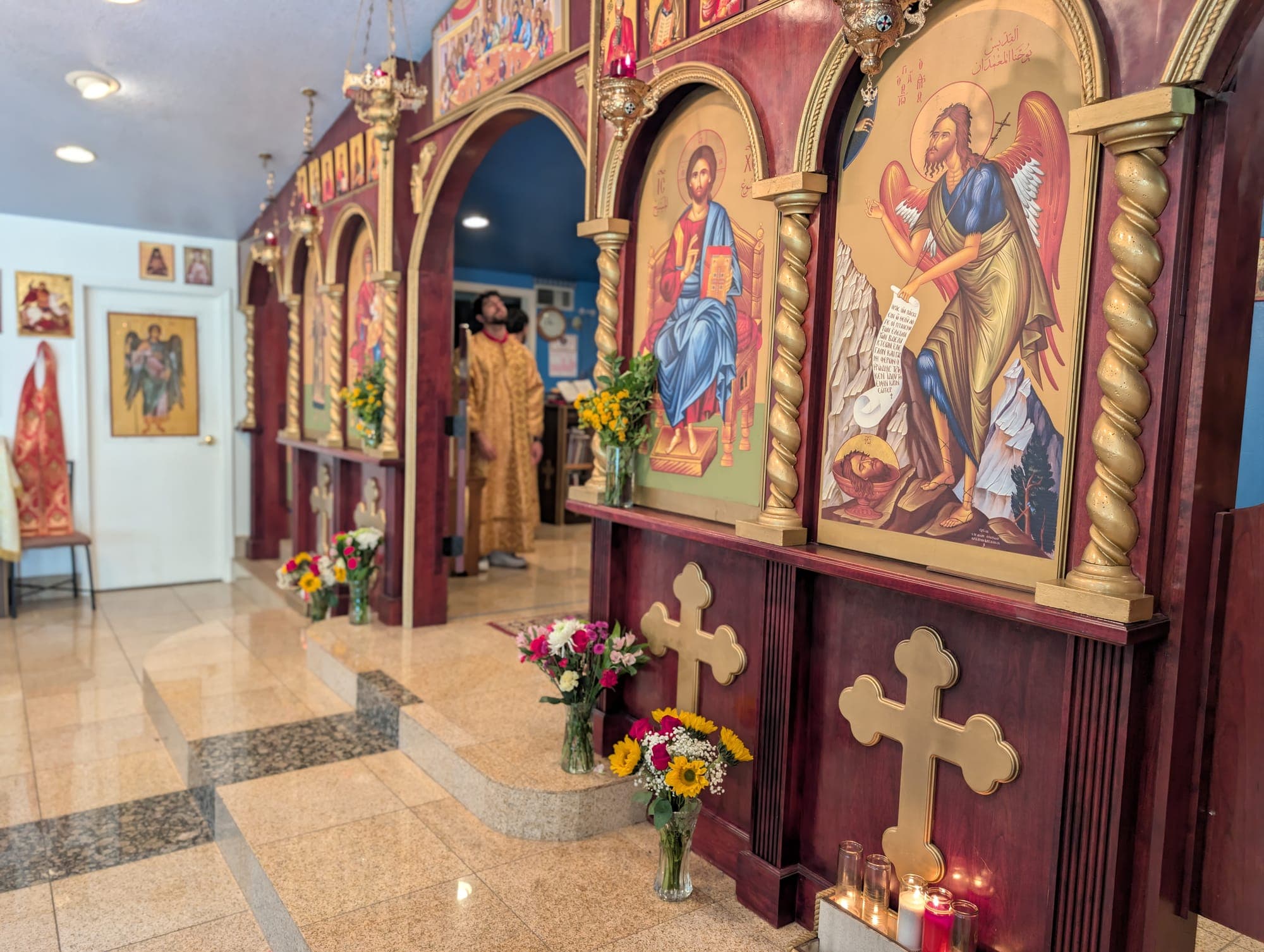 The iconostasis of St. Stephen Orthodox Church